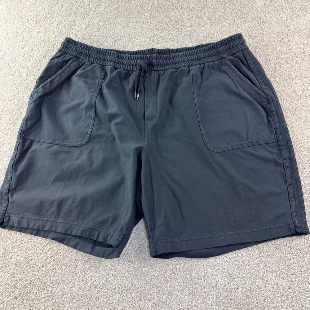Athleta Farallon Bermuda Shorts Womens 26/3X Black Stretch Hiking Gorpcore Cozy